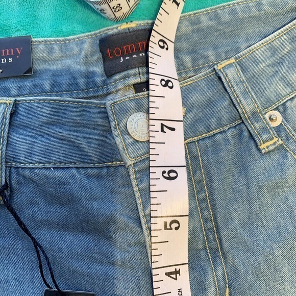 Vtg Y2K 90’s Tommy Hilfiger Relaxed Capri Jeans 3 Womens Juniors Crop NWT! - Picture 4 of 12